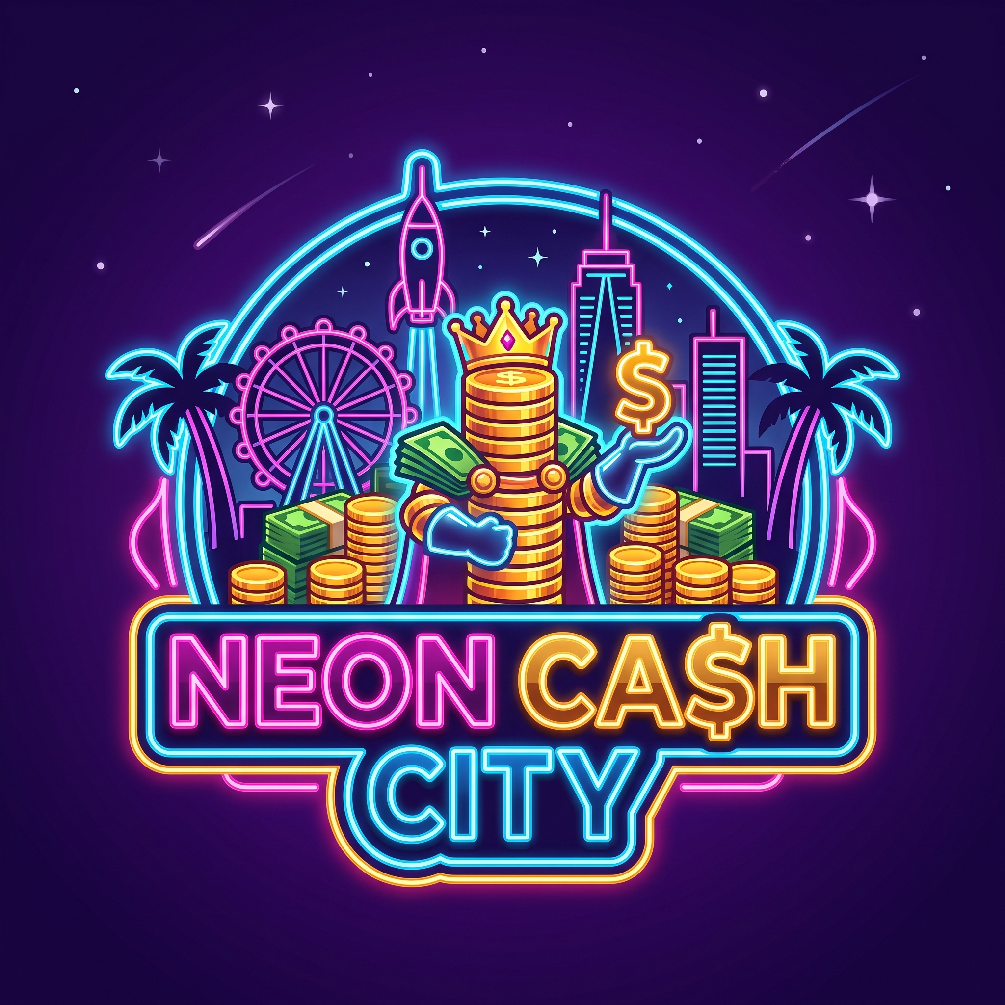 Neon Cash City by Push Gaming