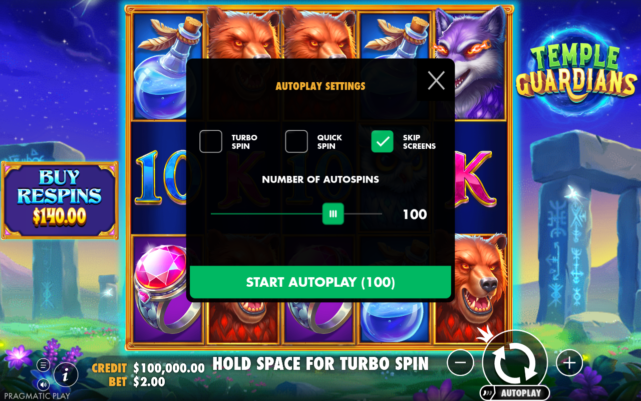 Autoplay settings