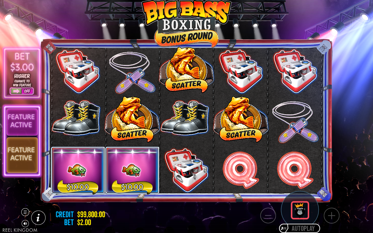 Free spins screen