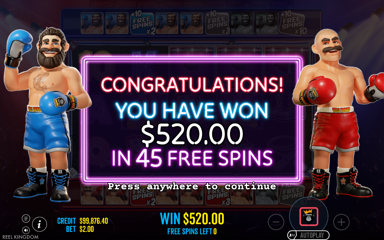 Win screen