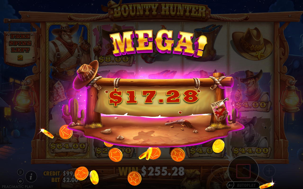 Free spins screen