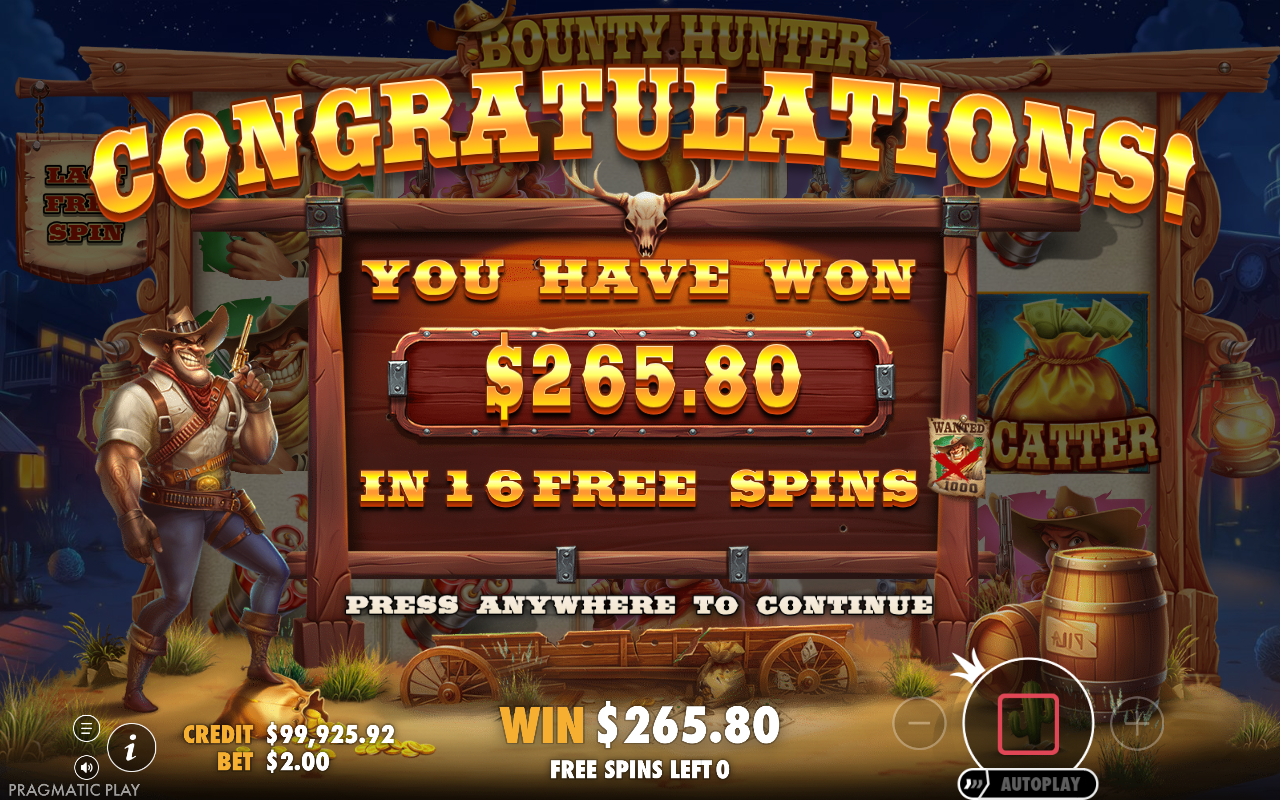 Win screen