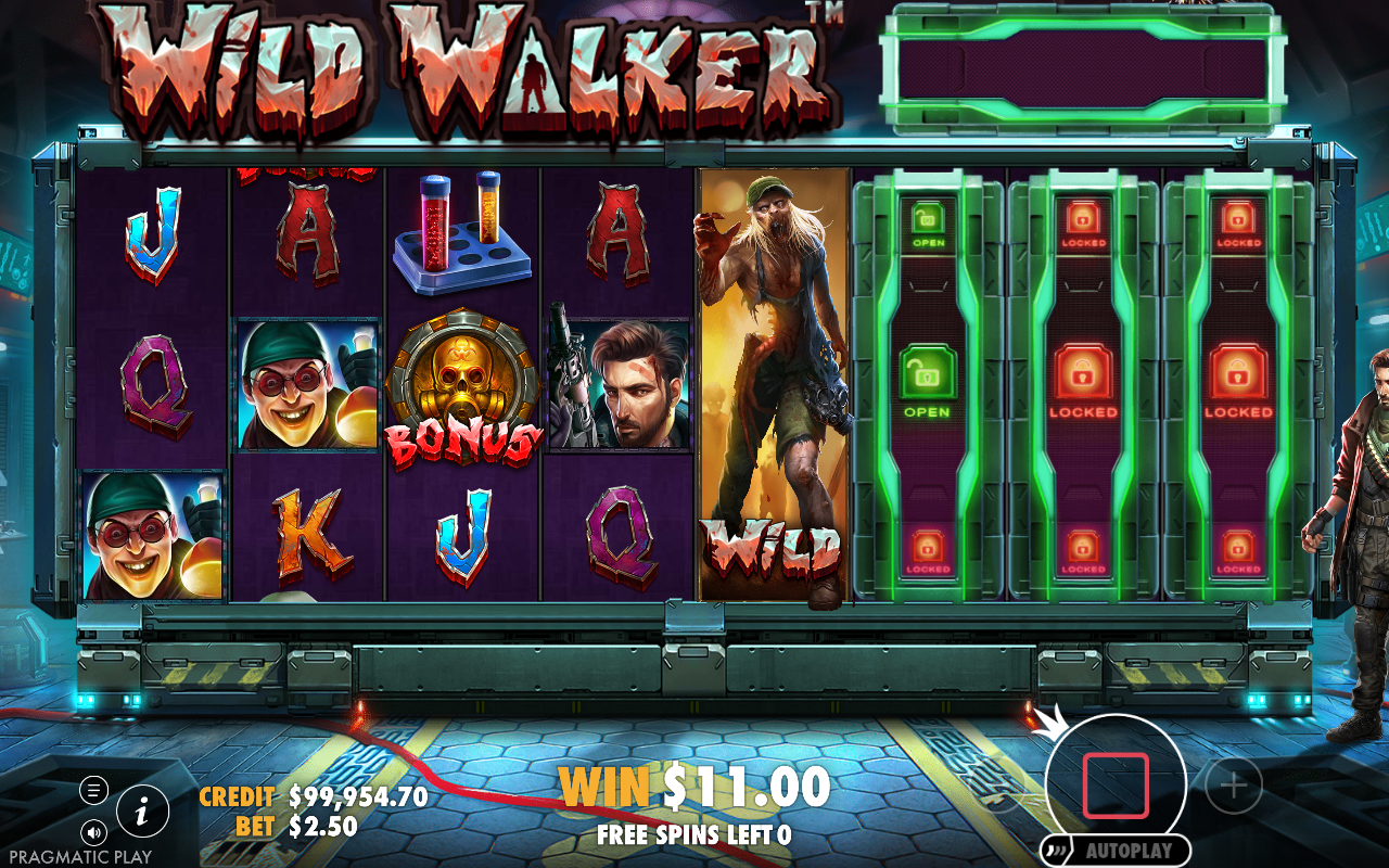 Free spins screen