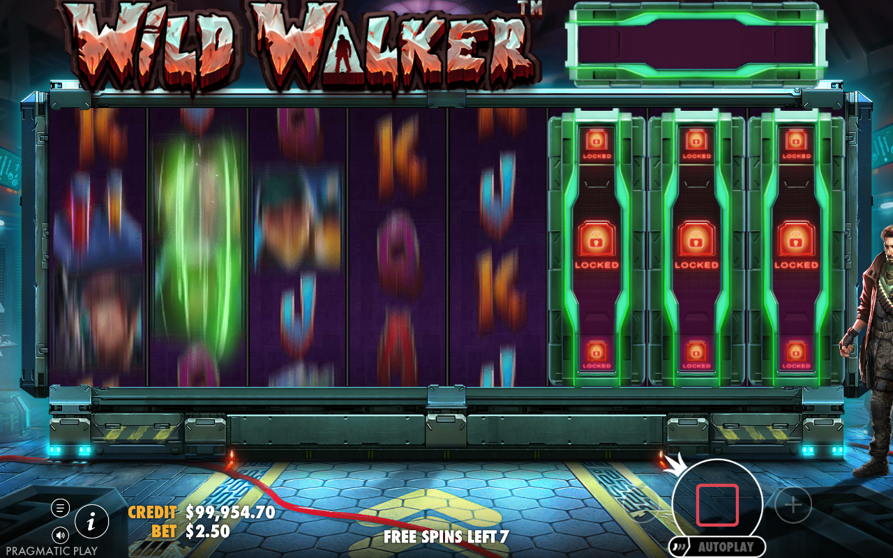 Free spins screen