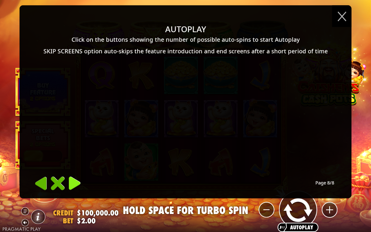 Autoplay settings