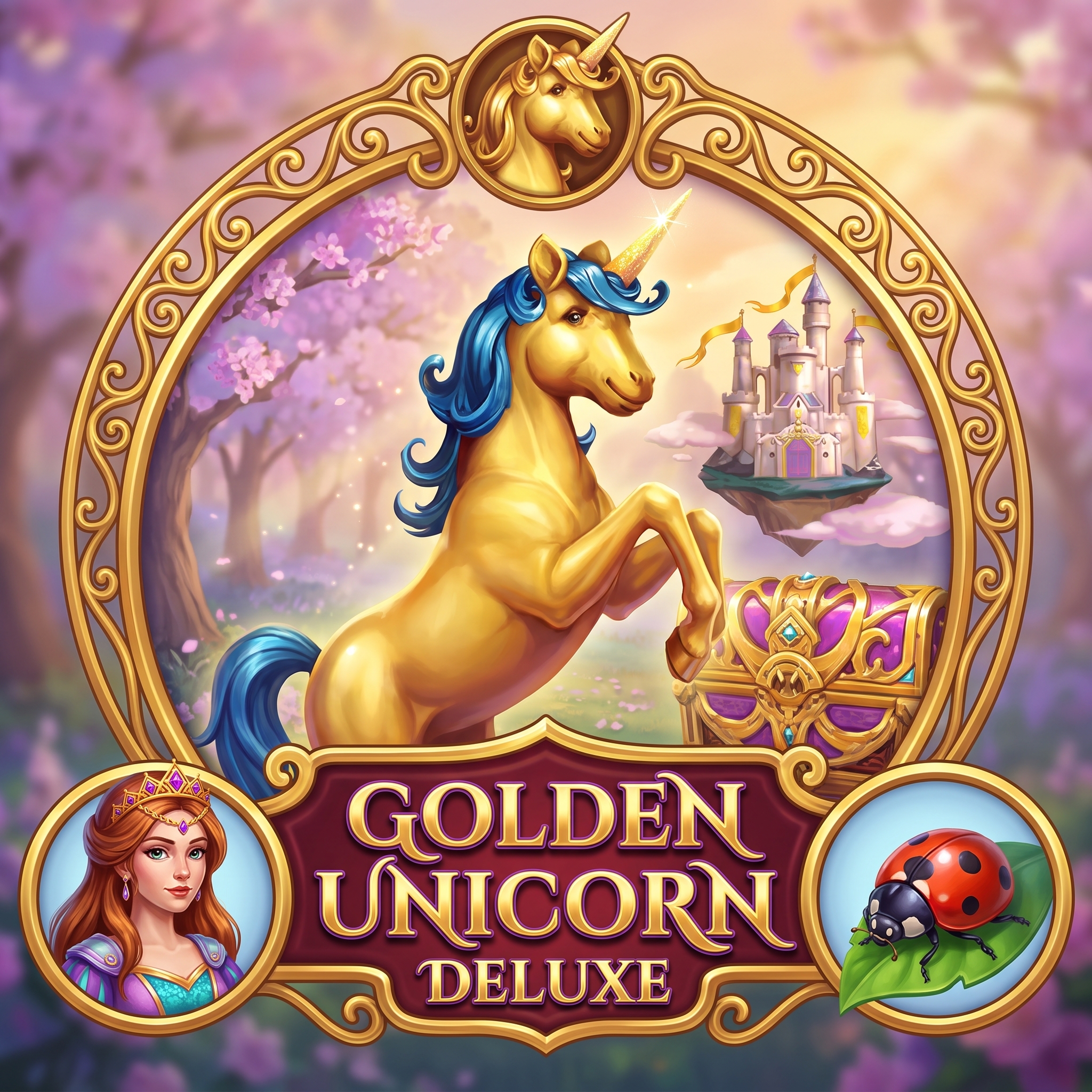 Golden Unicorn Deluxe by Habanero
