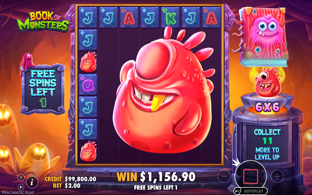 Free spins screen